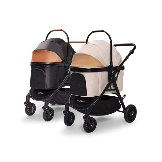 Lightweight Foldable Pet Stroller for Medium-Sized Dogs -TERRA